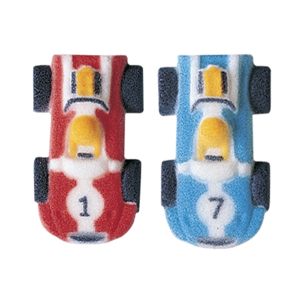 Mini Race Cars Assortment - Red 3 Free Dec-Ons® Decorations