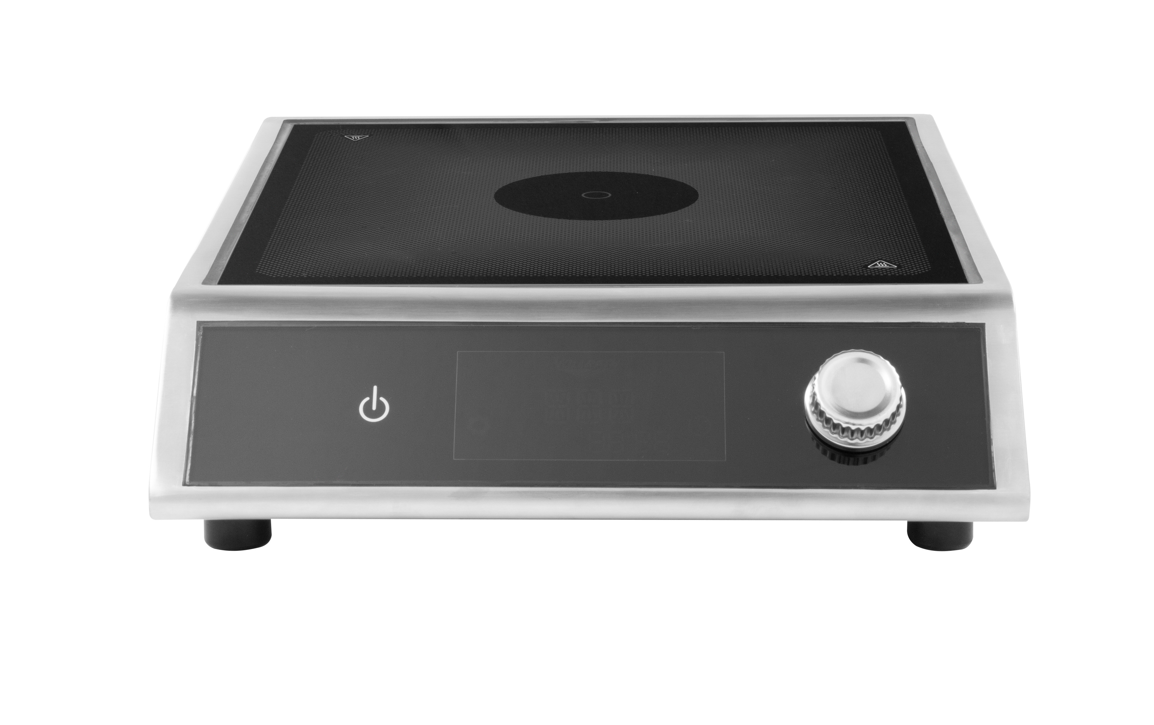 1800watt medium power induction range with control knob, stainless