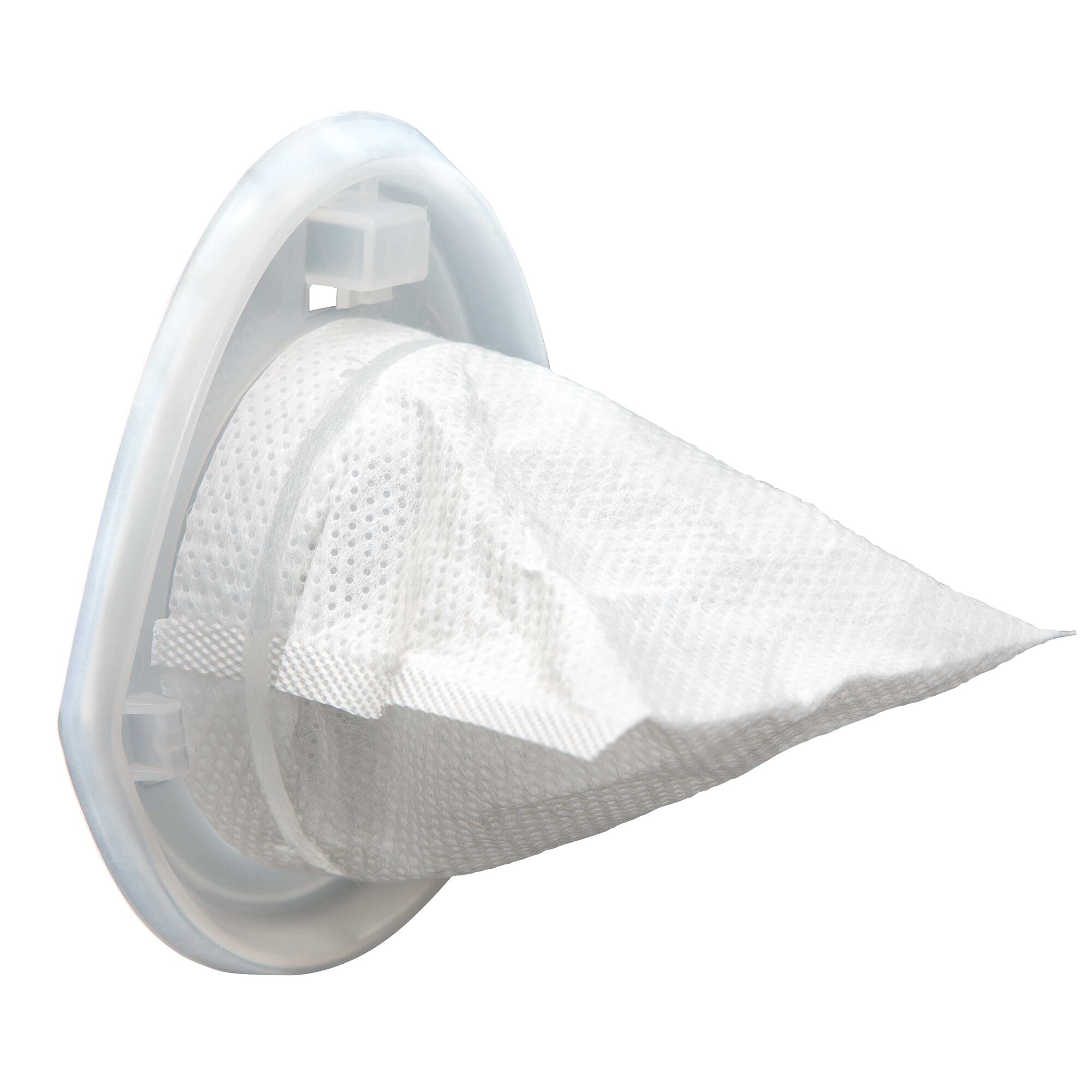 Profile of dustbuster cordless hand vacuum replacement filter.