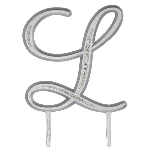4.5" L Diamond Letter Monogram
