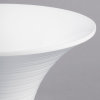 Medium White Cubic Melamine Pedestal Bowls