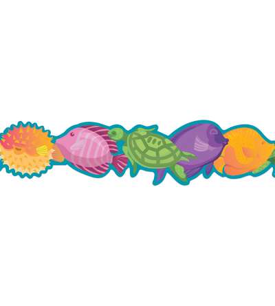 Seas the Day Marine Life Extra Wide Die-Cut Deco Trim®