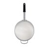 7-quart Wear-Ever® tapered aluminum saucepan with natural finish and silicone handle
