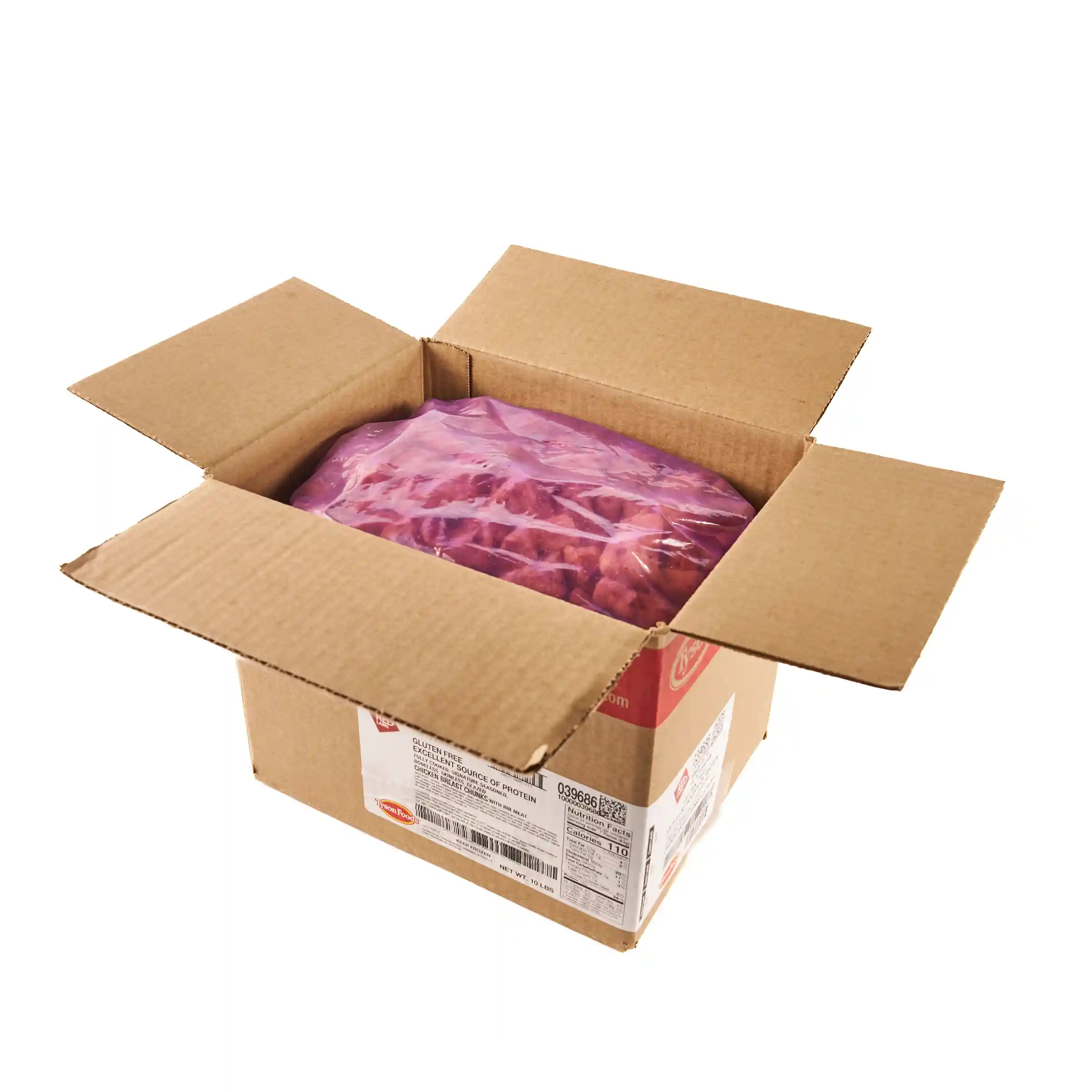 Tyson Red Label® Gluten Free Fully Cooked Unbreaded Signature Seasoned Chicken Breast Chunks_image_4