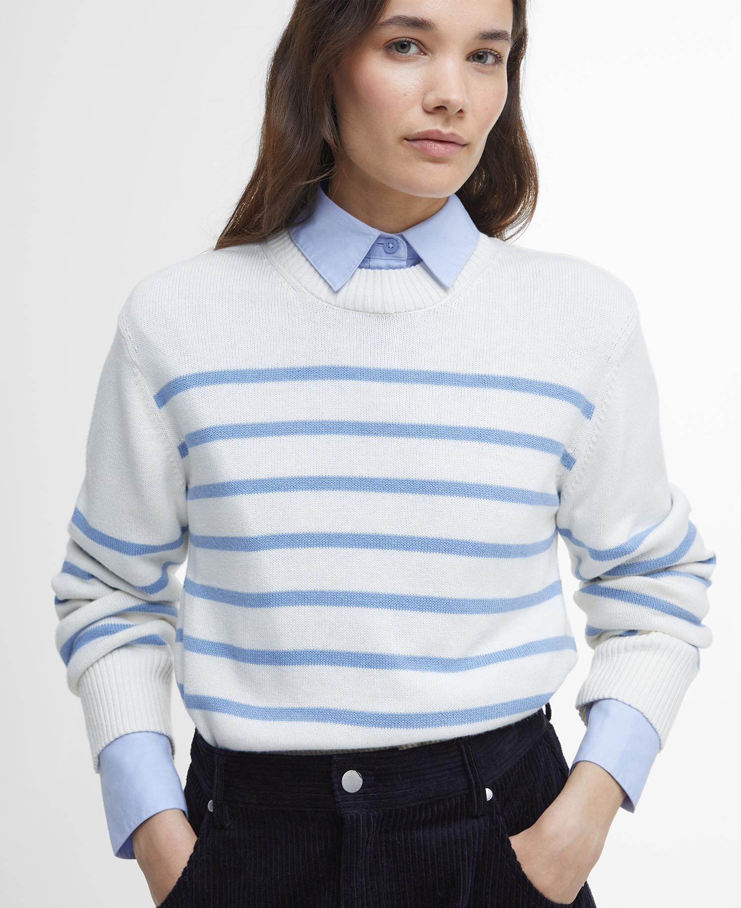 Emery Striped Crew Neck Jumper image number 3