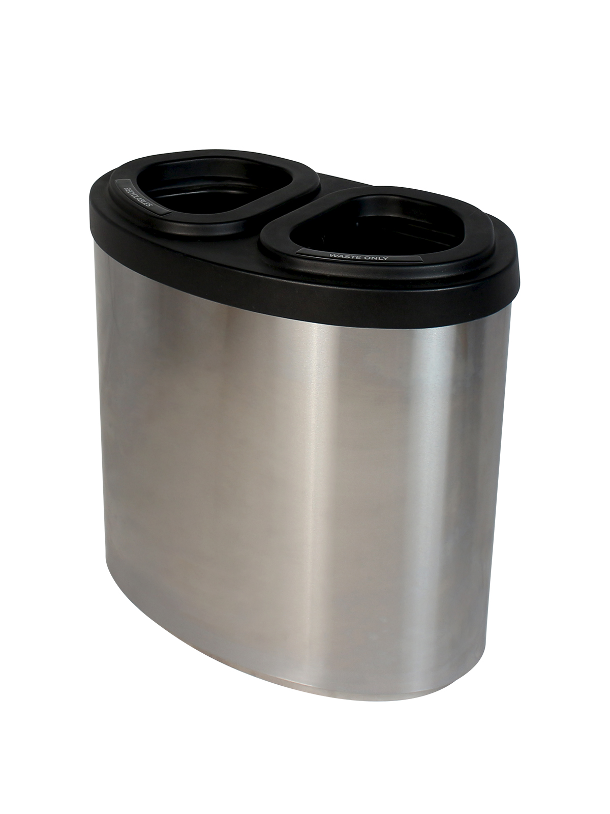 MASTER DETAIL – Double – Trash-Waste-Recyclables – Full – Stainless Steel