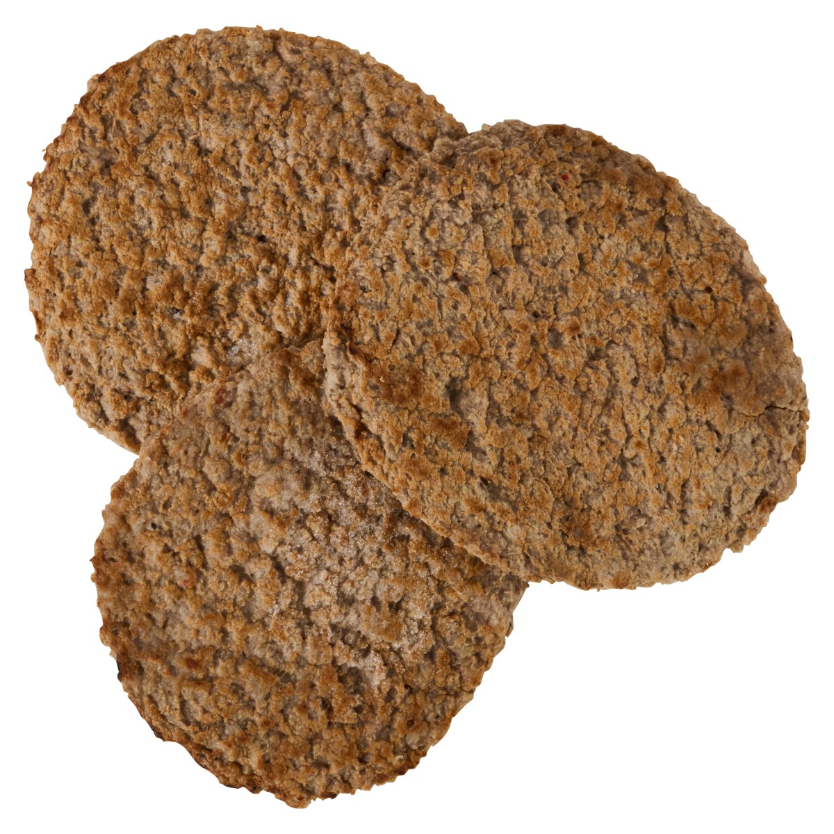 FAST N' EASY(r) Turkey Sausage, Patty, Cooked, 107/1.5 oz, 10 lb . C1C0 - Front Center Out of Package (Hi Res)