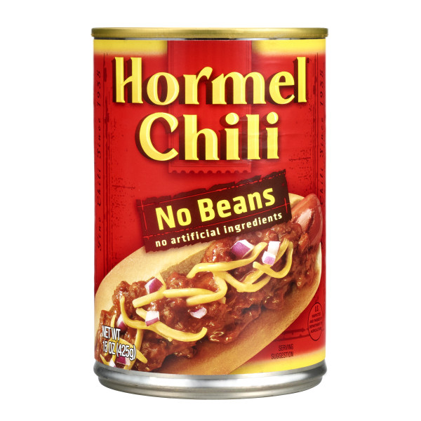 HORMEL(r) Chili No Beans, 12/15oz. . C1CB - Front Center Inner Pack (Hi Res)