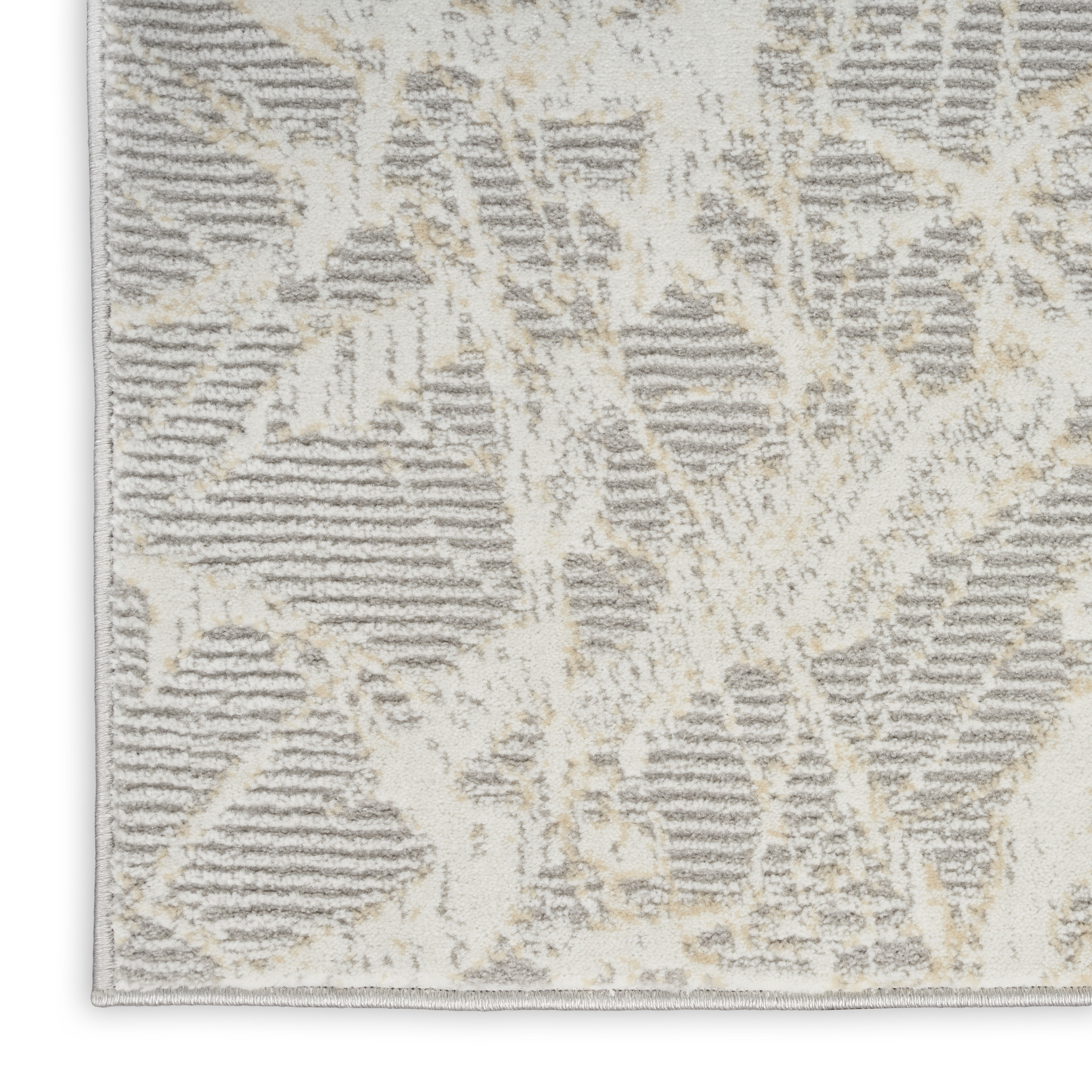 Calvin Klein CK950 Rush 5'3" x 7'3" Grey Ivory Modern Indoor Rug