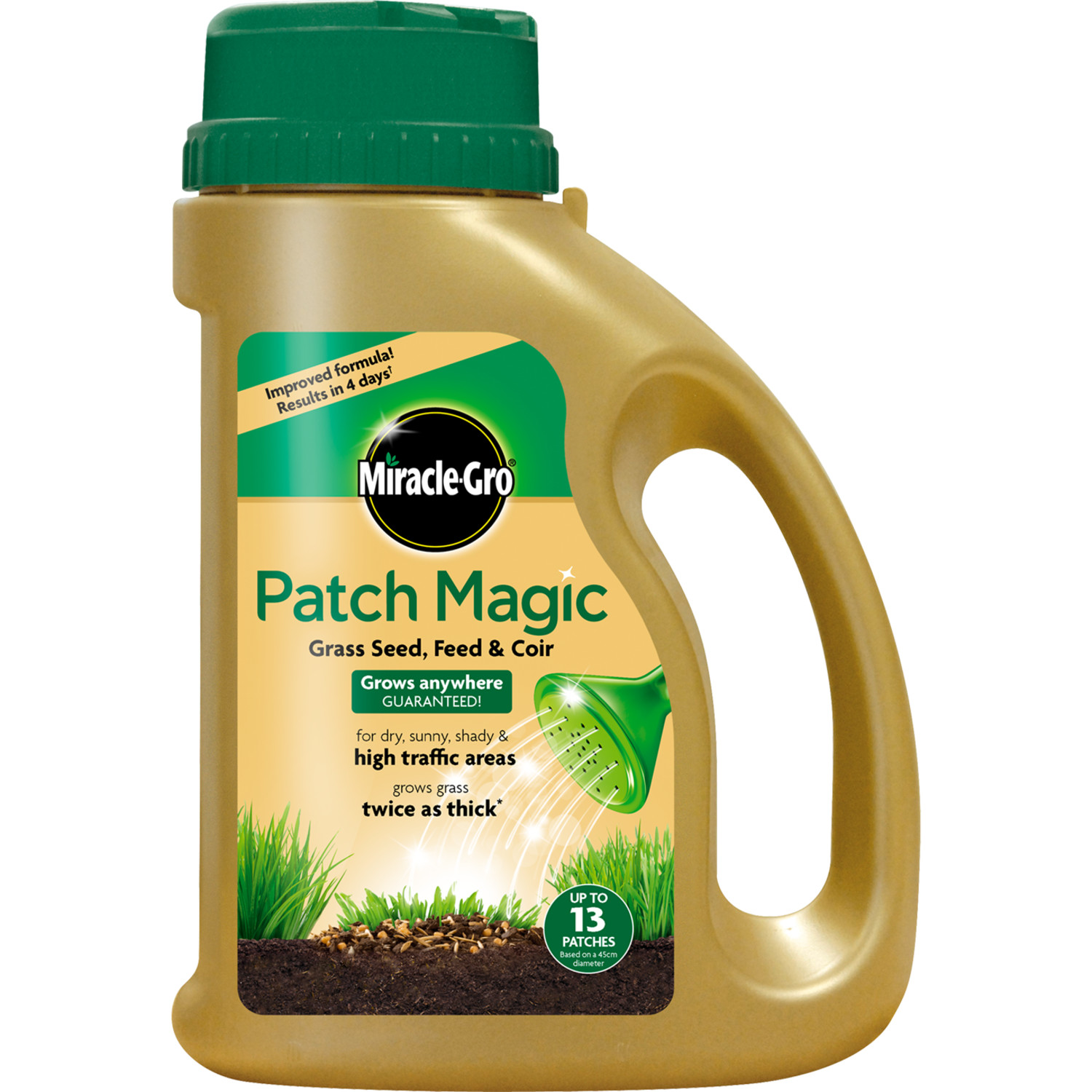 Miracle-Gro® Patch Magic® Grass Seed, Feed & Coir