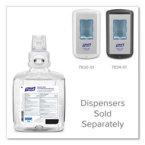 Gojo, PURELL HEALTHY SOAP, 0.5% PCMX Antimicrobial Foam Soap, PURELL® CS8 Dispenser 1200 mL Cartridge