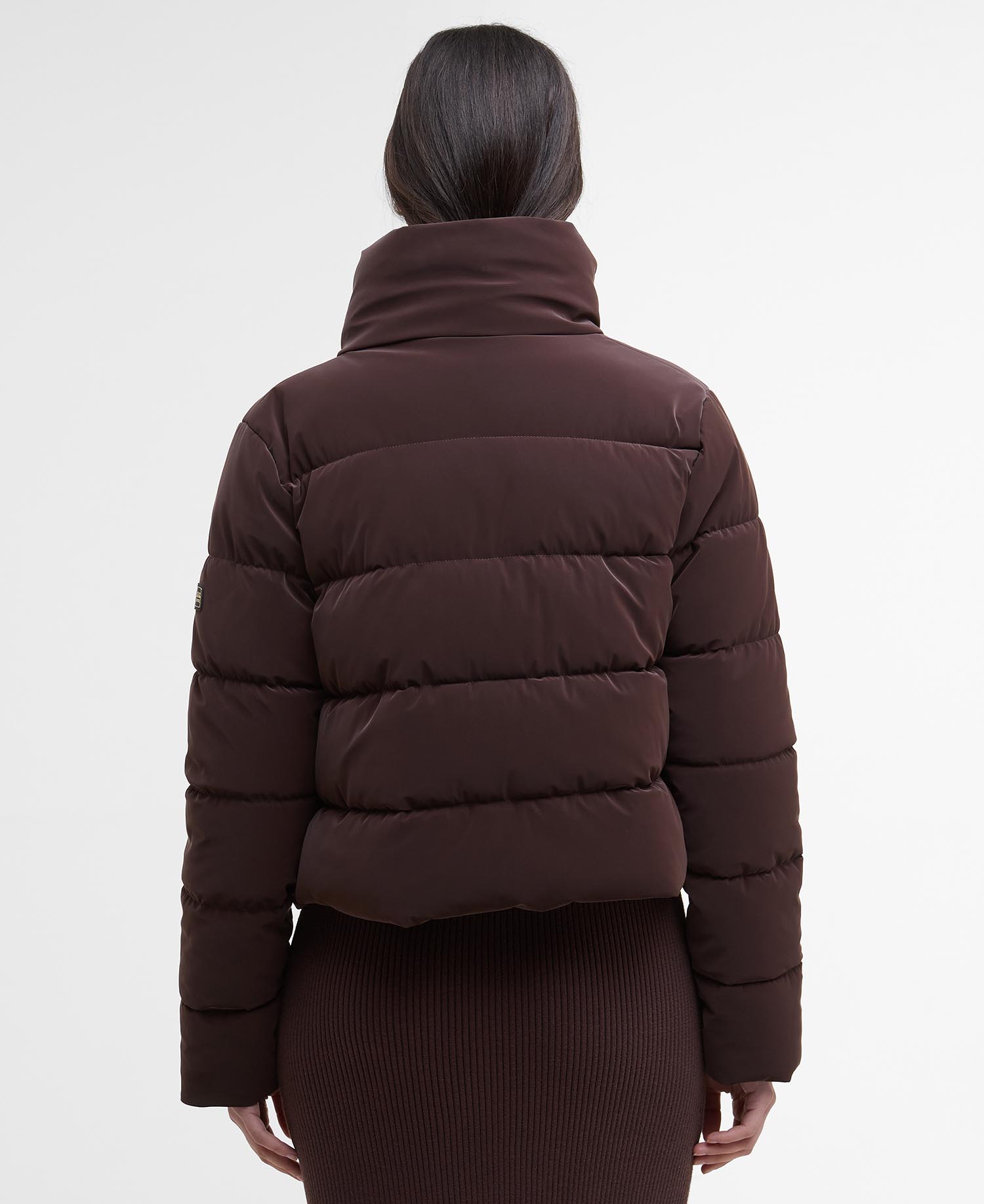 Hudson Faux-Velvet Puffer Jacket image number 2