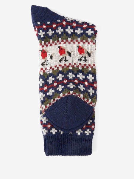 Robin Fair Isle Socks