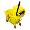 Impact, Value-Plus, 35qt, Mop Bucket w/ Sidepress Wringer, Yellow