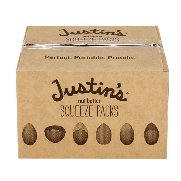 JUSTIN'S (r)Classic Almond Butter 1.15 ounce Squeeze Packs . C1C1 - Front Center In Package (Hi Res)