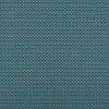 Teal woven fabric with dense small light-gray triangular motifs, lying flat to display a tight weave; close-up view under even neutral lighting, filling the frame.