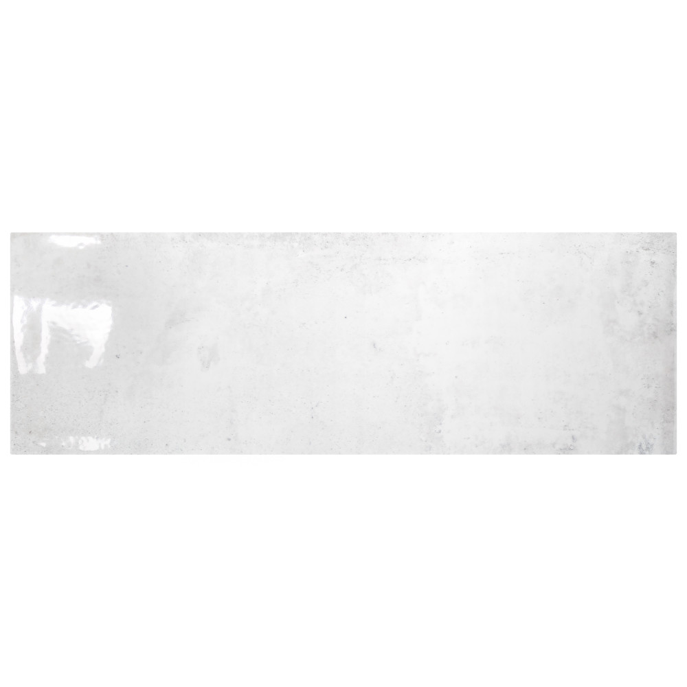 Forever White 5-7/8 in. x 15-3/4 in. Ceramic Wall Tile