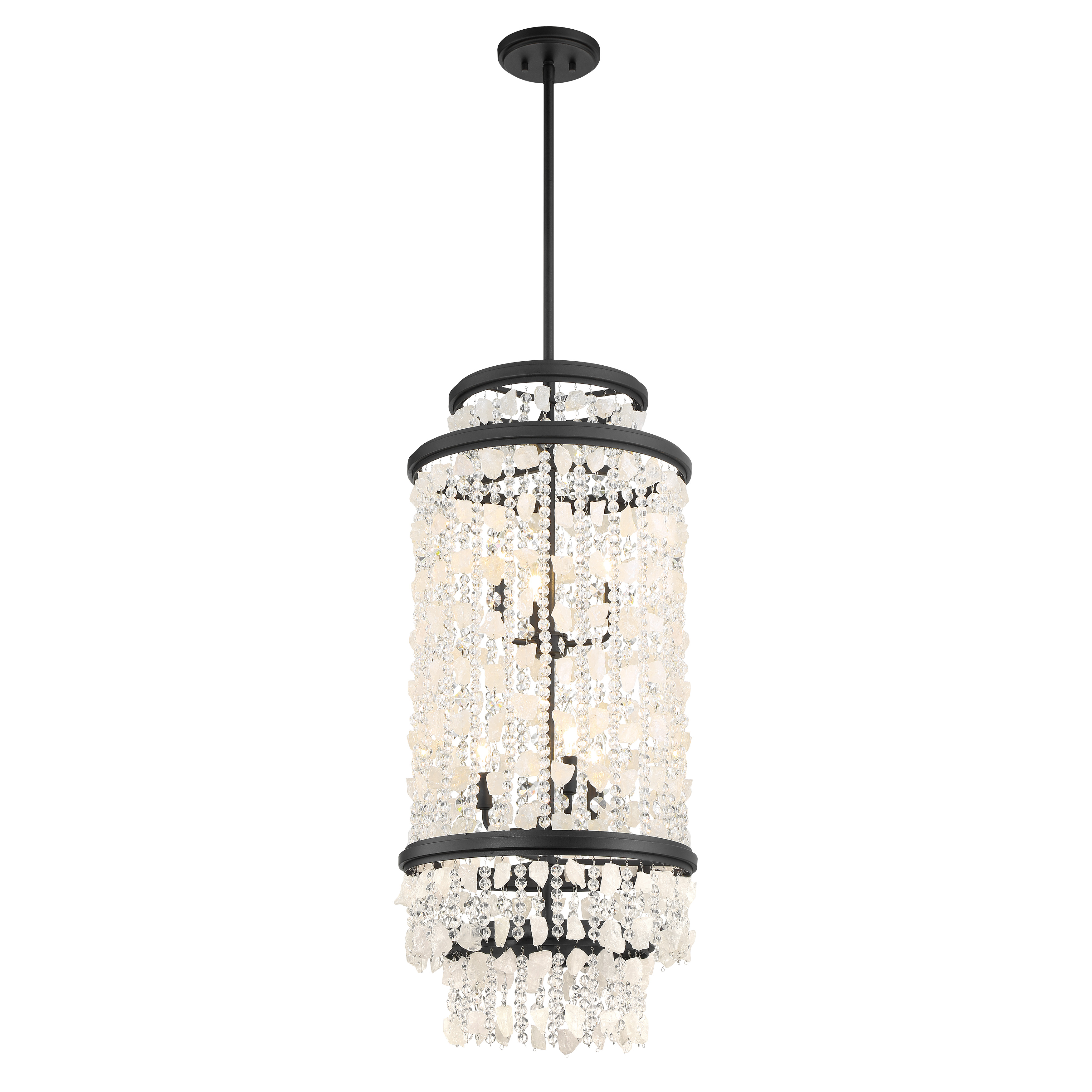 Shimmering Elegance - 6 Light Pendant