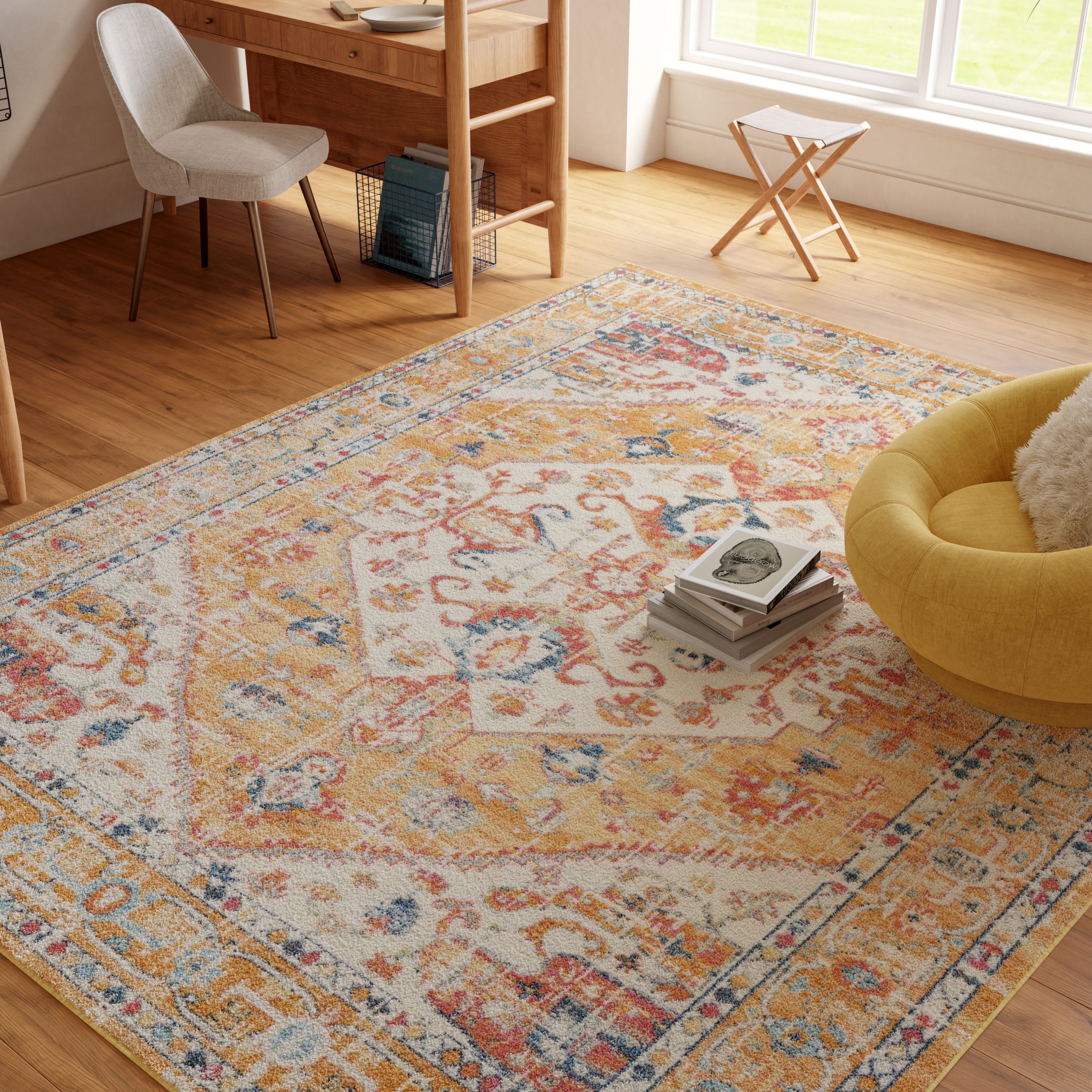 Nourison Passion 8' x 10' Ivory Yellow Bohemian Indoor Rug