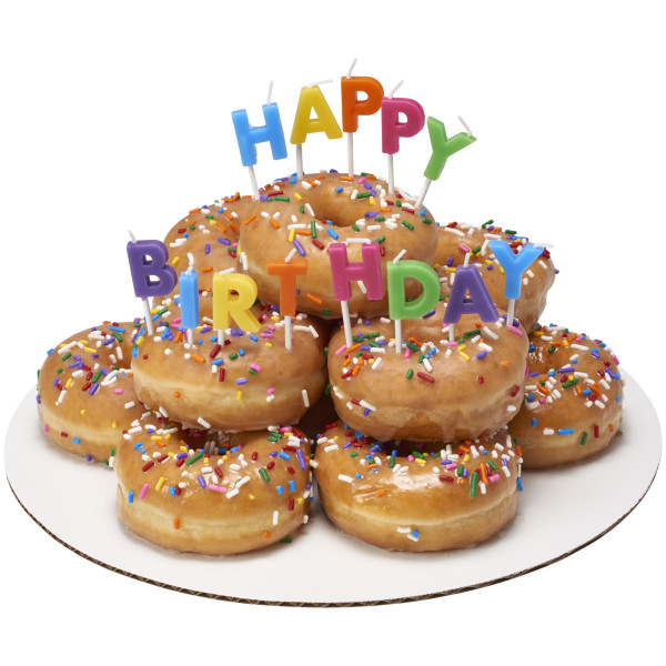 Happy Birthday Letters Bright Specialty Candles