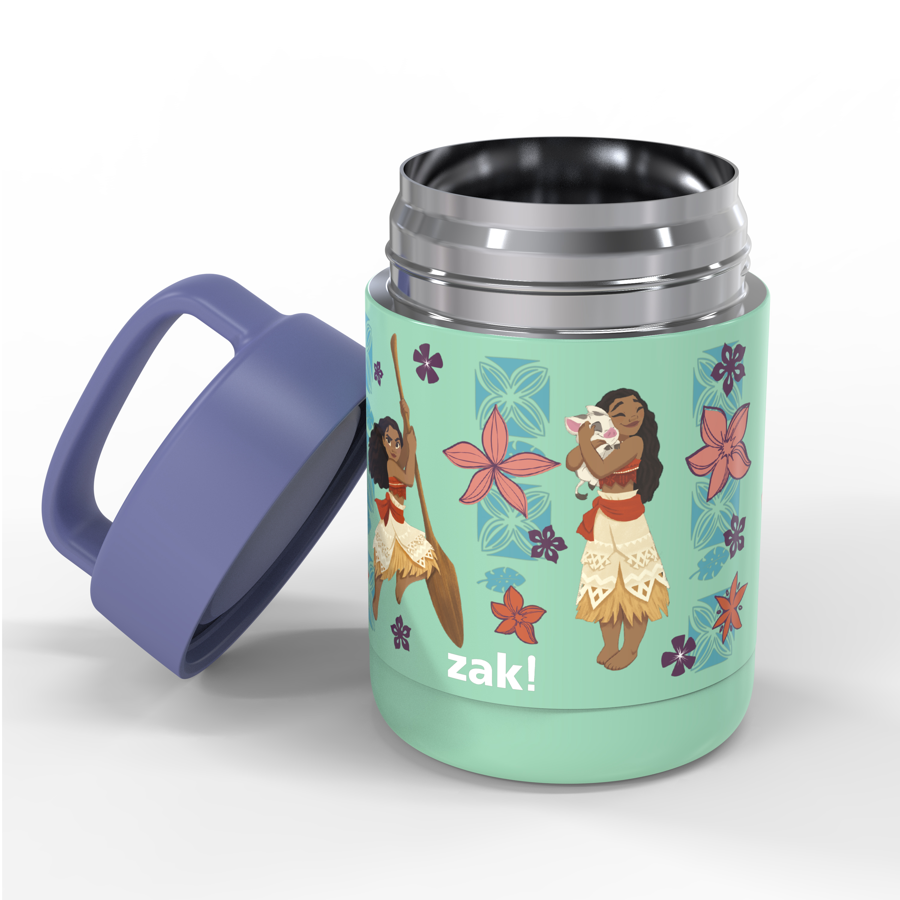 Disney Reusable Vacuum Insulated Stainless Steel Food Container, Moana slideshow image 3