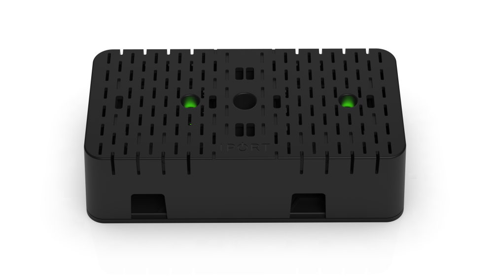 PoE+ SecureMount is an enclosure that provides a safe place for 1 or 2 PoE+ Network Adapters. It's mounting plate can be secured under a table or somewhere safe, and the top case has two snap in cavities for the adapters along with cable routing channels to prevent any unwanted cable tugs. Once installed, LEDs from the PoE adapters inside are easily visible through the top.