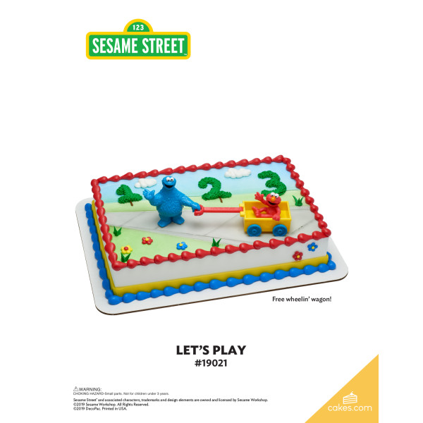 Sesame Street® Let's Play The Magic of Cakes® Icing Only Page