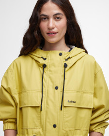 Evie Showerproof Parka Limeade/Light Sand