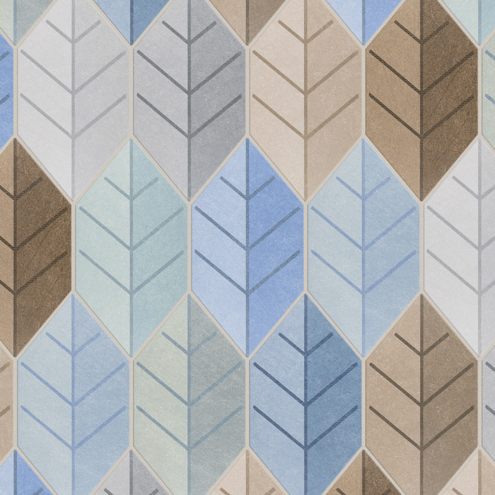 Foresta Kayak Mix 6-1/2 in. x 12-1/2 in. Porcelain Floor and Wall Tile