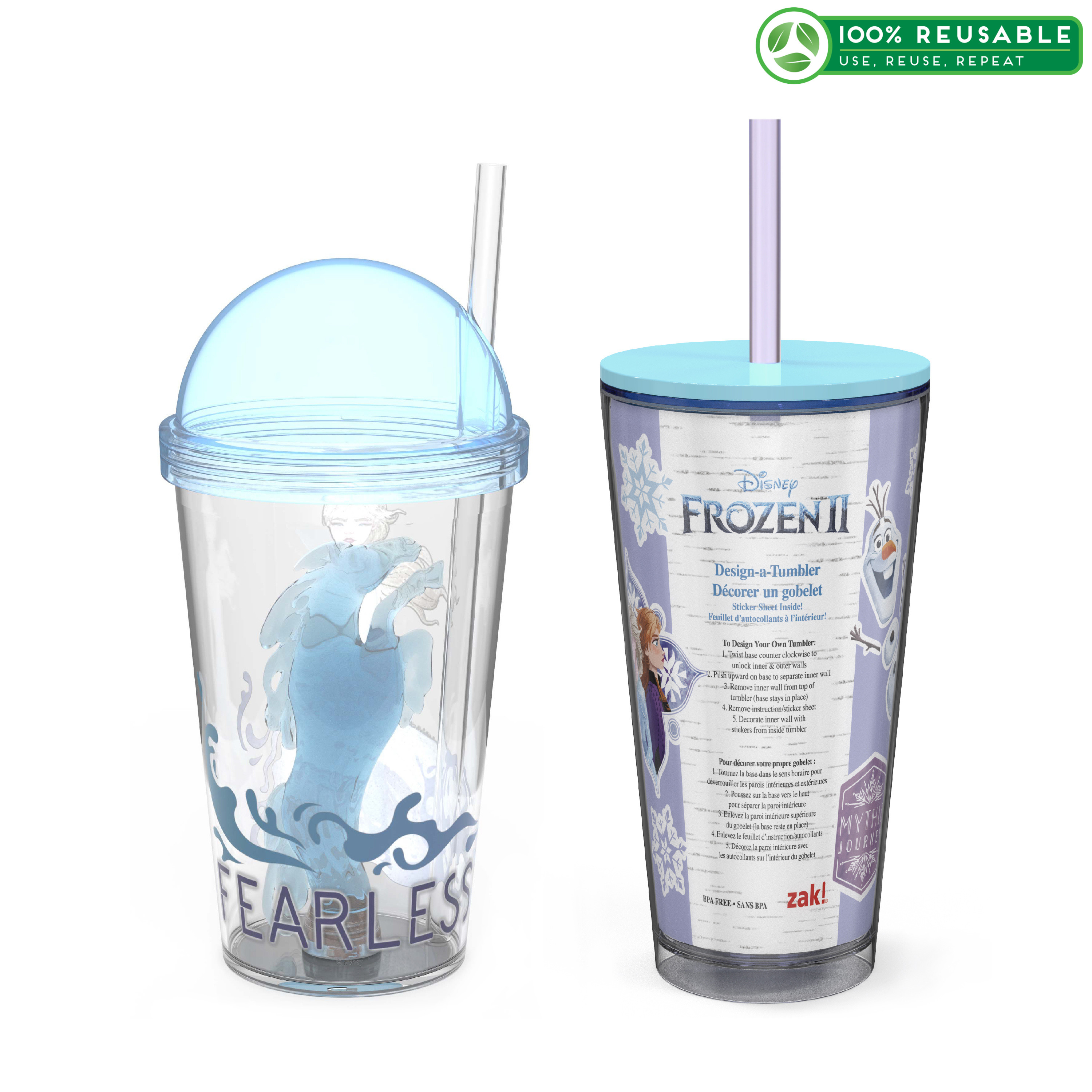 Disney Frozen 2 Movie Kid’s Tumbler, Anna, Elsa and Friends, 2-piece set slideshow image 1 Disney Frozen 2 Movie Kid’s Tumbler, Anna, Elsa and Friends, 2-piece set slideshow image 1