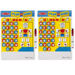 Melissa & Doug Flip-to-Win Hangman Travel Game, Pack of 2 LCI2095-2