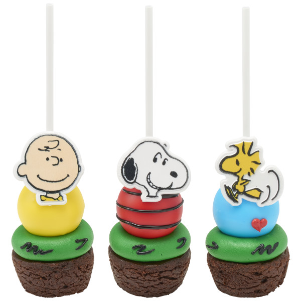 Peanuts® Snoopy®, Charlie Brown and Woodstock® Cupcake Rings