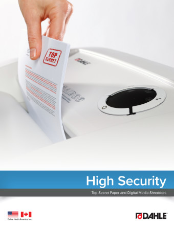 Dahle High Security Shredders | Brochure