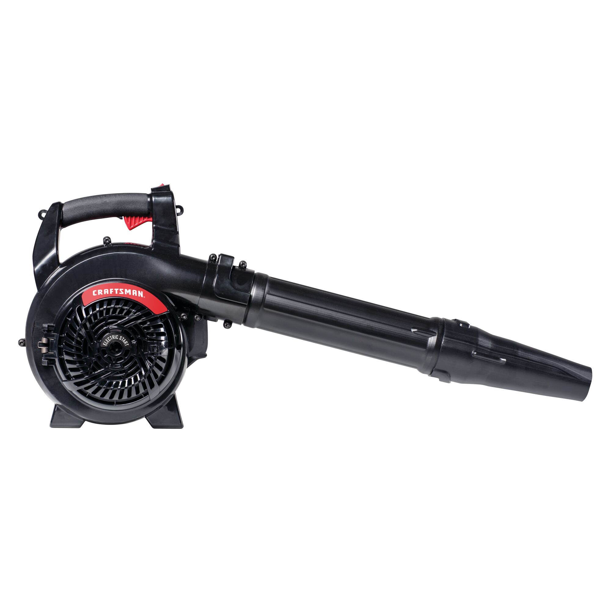 Right profile of 27 C C 2 cycle leaf blower vacuum.