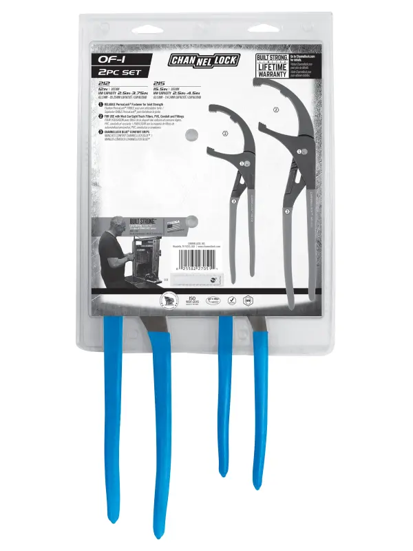 OF-1 2pc Oil Filter/ PVC Pliers Set