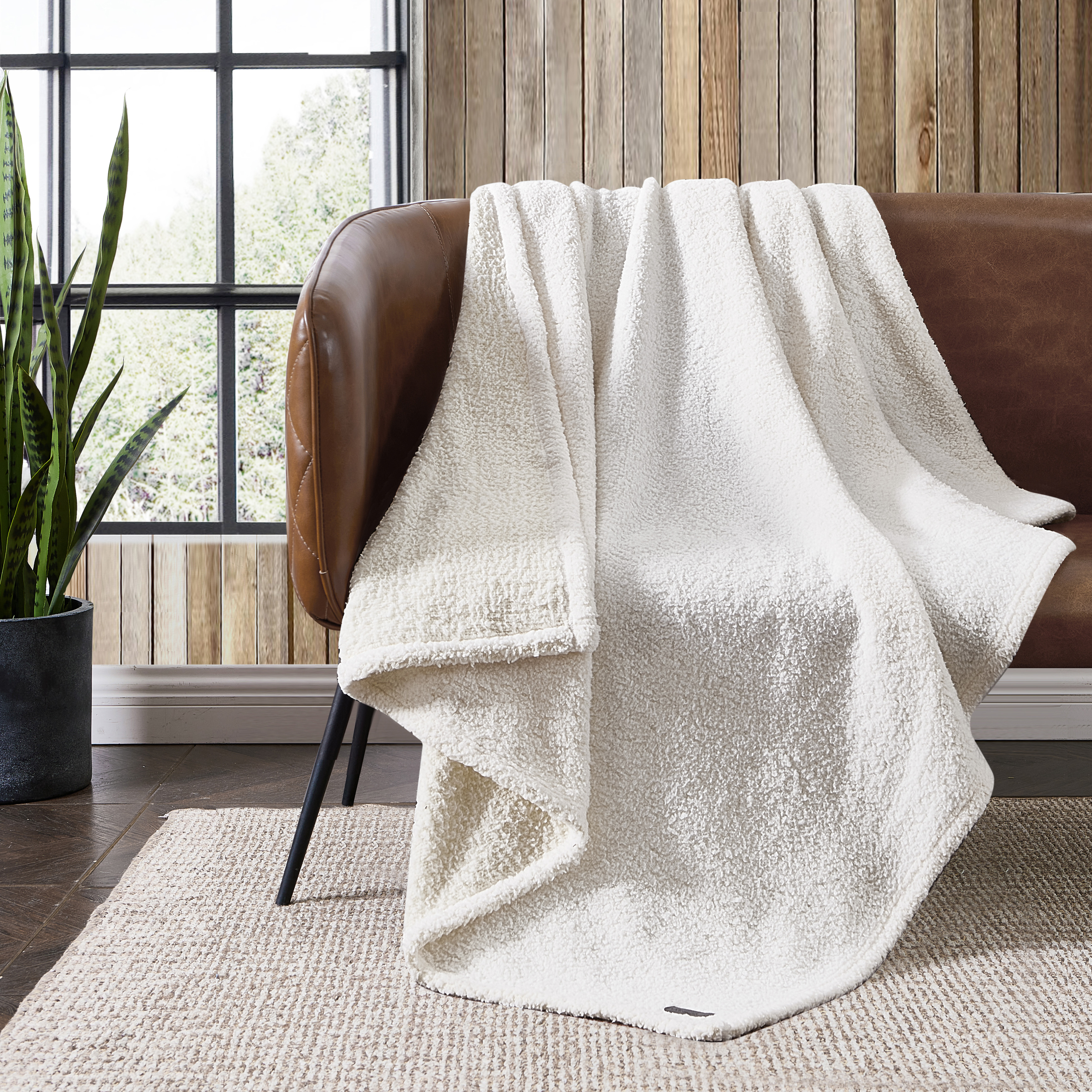 Eddie Bauer Plush-Fleece Throw Blanket