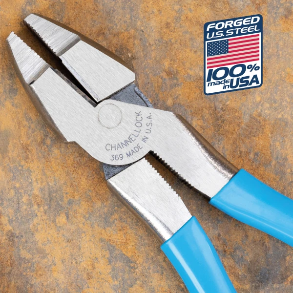 369 9.5-inch XLT Round Nose Linemen's Pliers