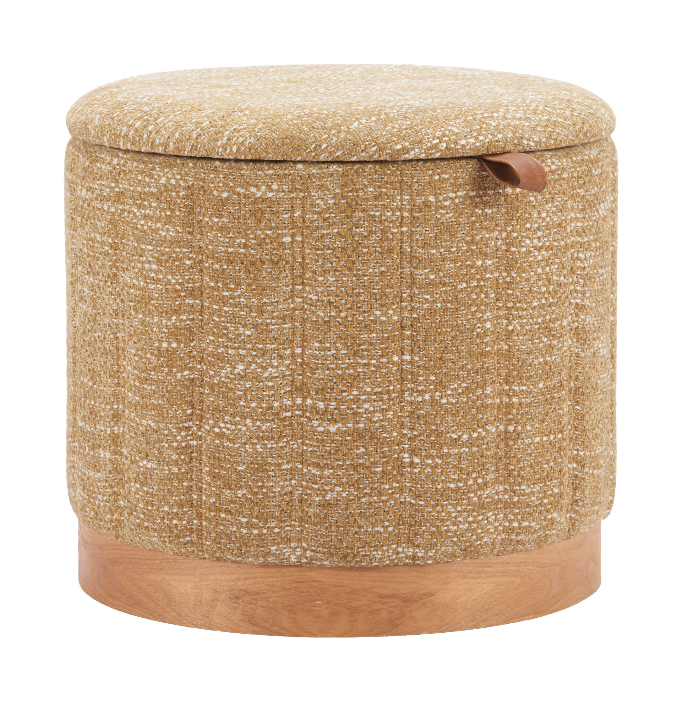Fije Storage Ottoman Oat Yellow product image