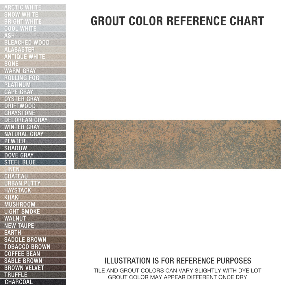 Maheno Mix 8-1/2 in. x 35-1/2 in. Porcelain Floor and Wall Tile