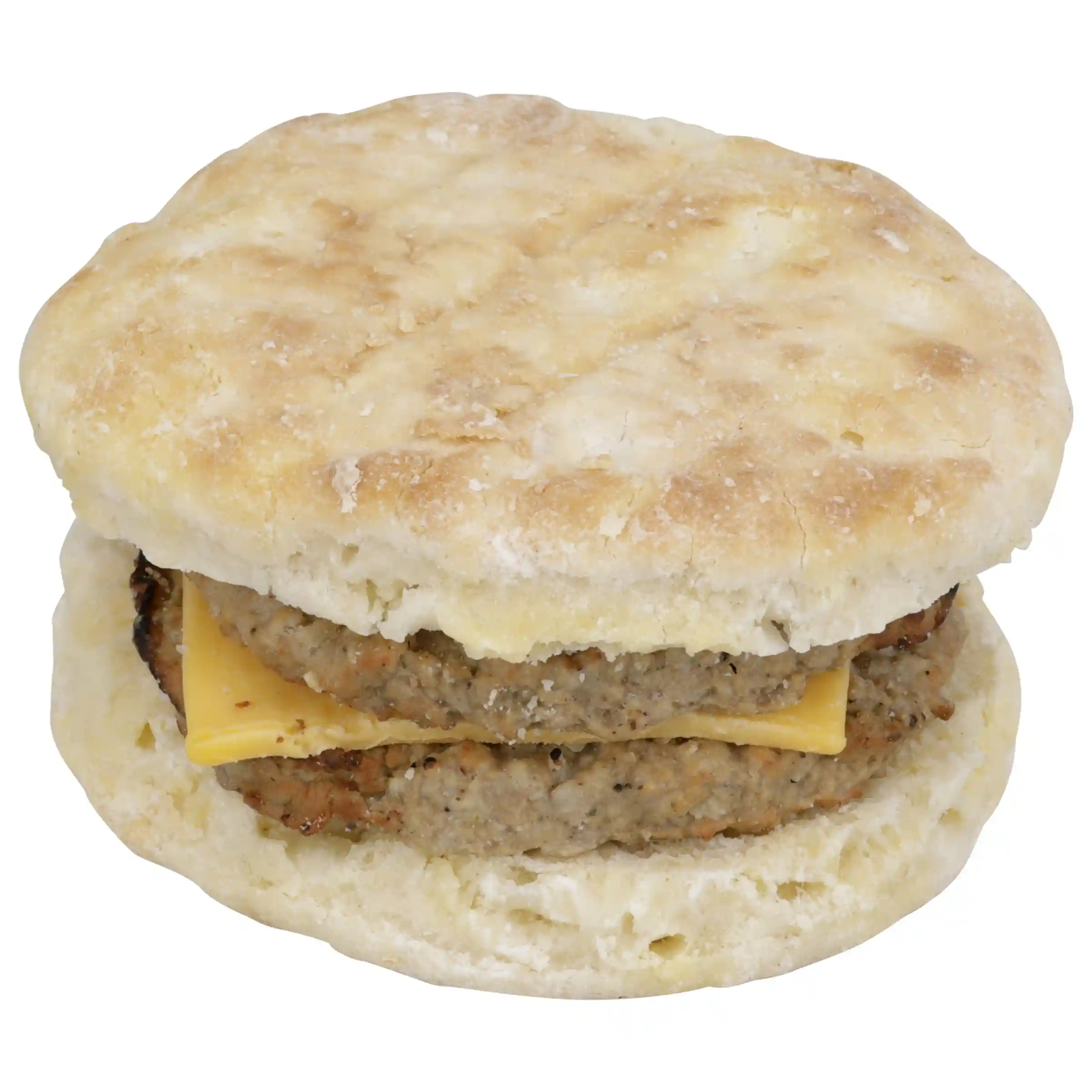 AdvancePierre™ Double Pork Sausage and Cheese on a Biscuit_image_1