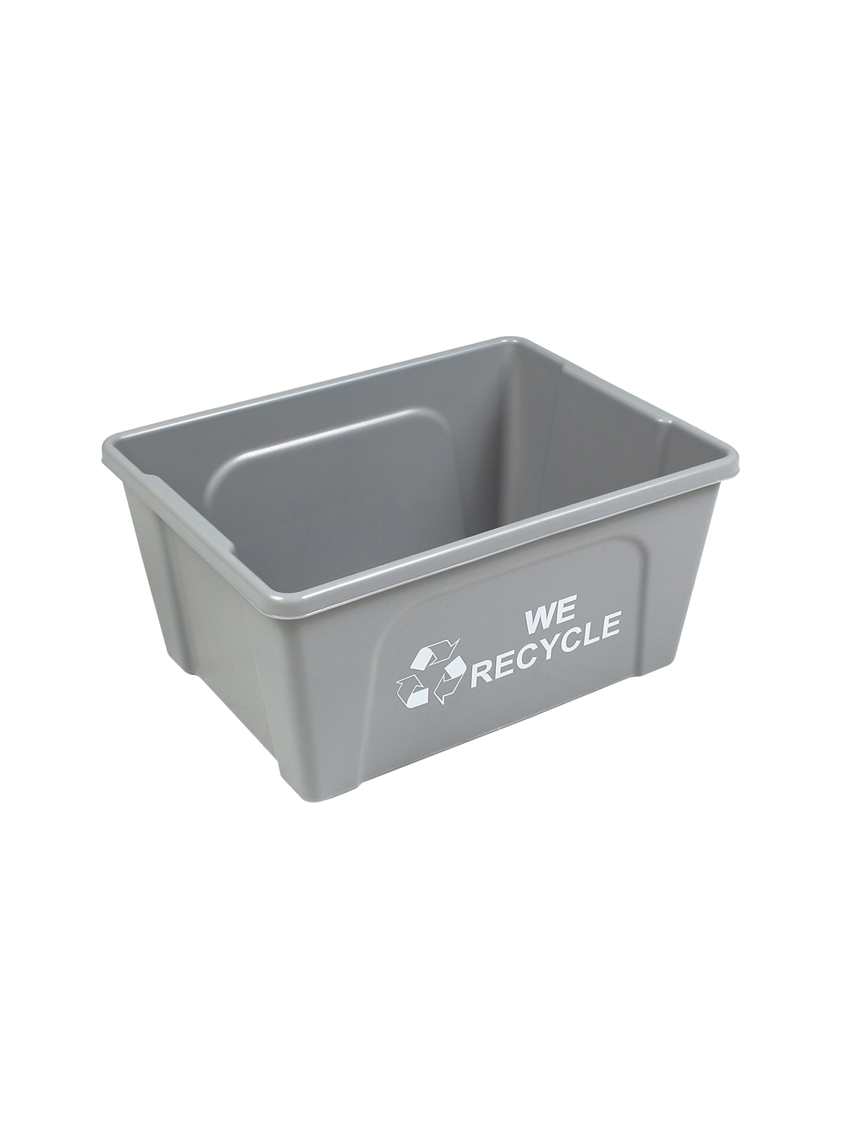 DESKSIDE RECYCLER – Single – Body – We Recycle – Executive Grey