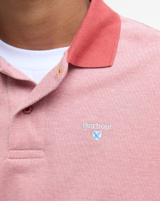 Essential Sports Mix Short-Sleeved Polo Shirt Red Spice