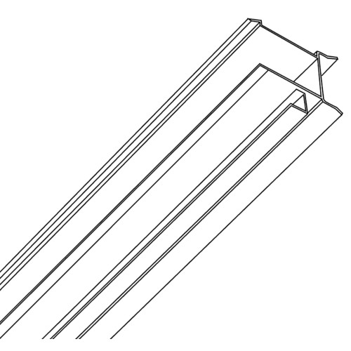 Hillman H Door Frame Verticals White 8'