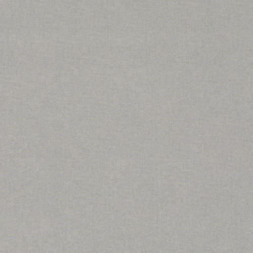 Square plain fabric sample in pale flint grey.