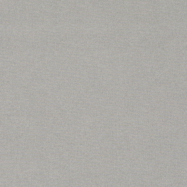 Square plain fabric sample in pale flint grey.
