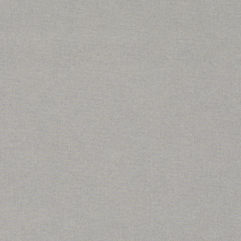 Square plain fabric sample in pale flint grey.