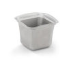 1-quart Miramar® contemporary stainless steel sixth-size food pan