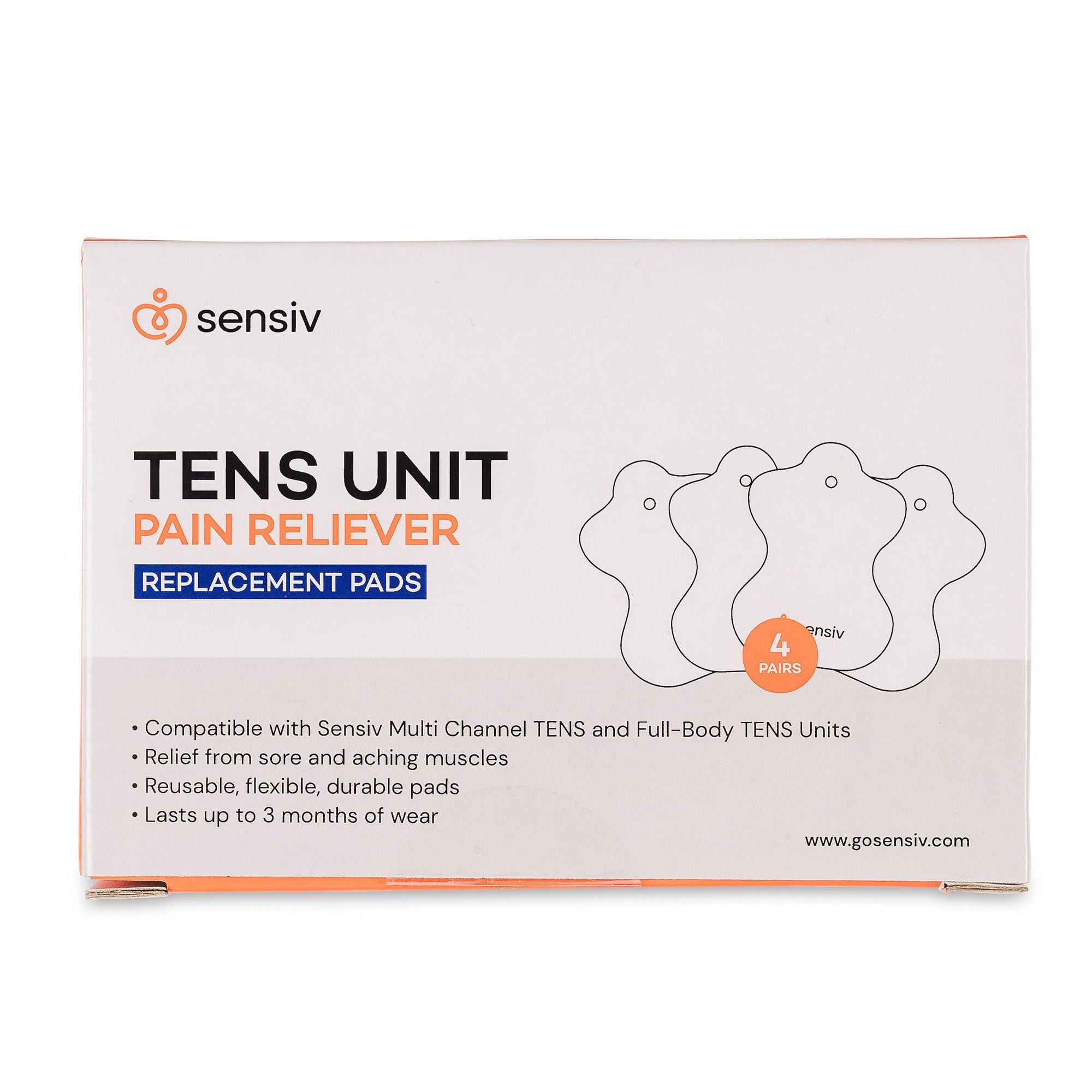 sensiv TENS Unit Pain Reliever Replacement Pads