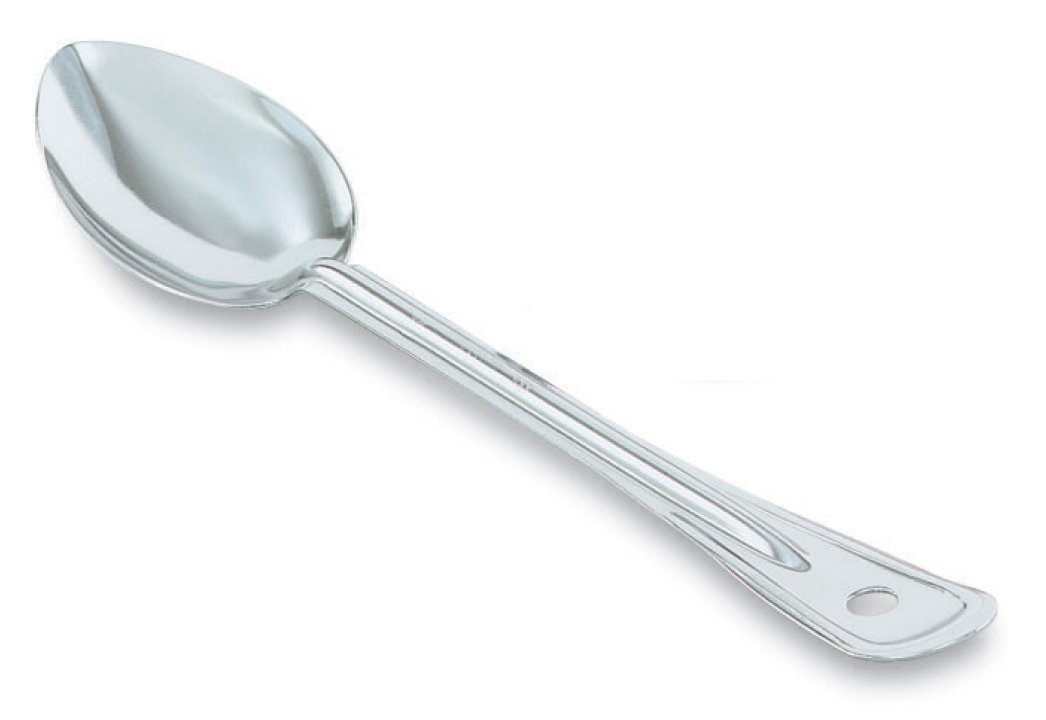 11-inch solid stainless steel spoon
