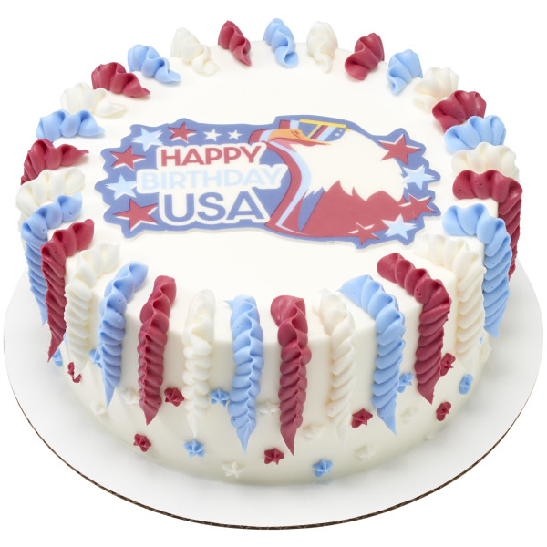 Party in the USA Medallions Made Simply™ SugarStyle® Edible Decorations